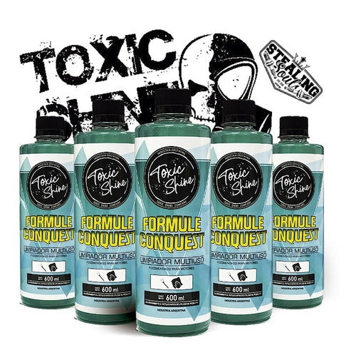 Toxic Shine | Formule Conquest | Desengrasante Motor Llantas 0