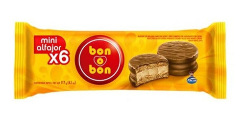 Bon o Bon Mini Alfajor Tube X 6u - Barata La Golosineria 0