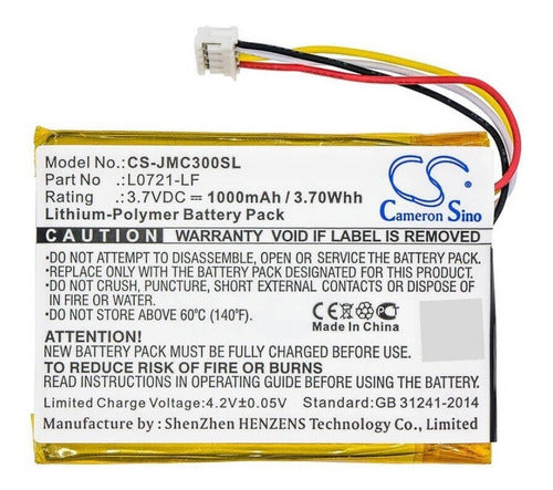 Cameron Sino Li-Polymer Battery for JBL Clip 3 - 1000 mAh 1