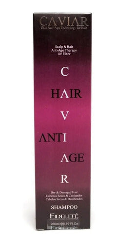 Caviar Anti-Aging Shampoo and Conditioner for Dry and Damaged Hair - Fidelité 260 mL 7