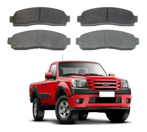 Mazfren Ultra Silent Front Brake Pad Kit for Ford Ranger 97/12 1