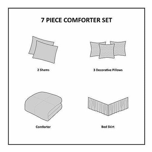 Parque Madison Hampton Juego De Edredón De 7 Piezas 4