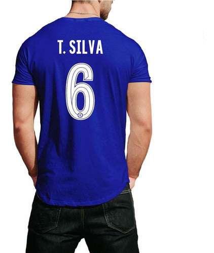 Chelsea Fan Cotton Shirts 9 Lukaku, 7 Kanté, 10 Pulisic Et 6