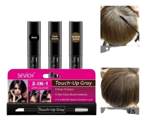 Sevich Temporary Hair Color Pencil for Instant Roots and Gray Coverage 0