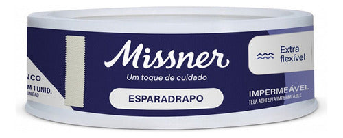 Esparadrapo Impermeável Missner 1,2cm X 4,5m - 18 Unidades 1