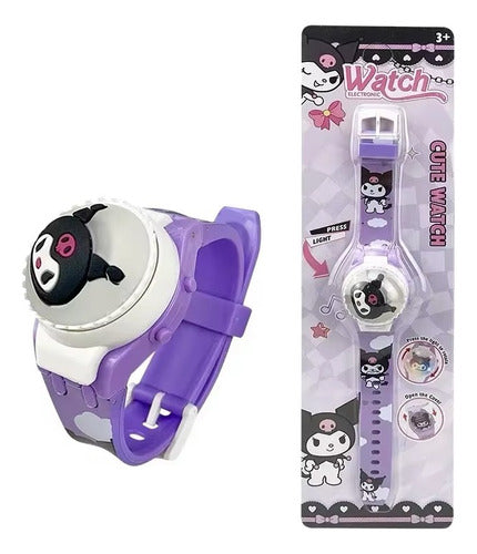 Reloj Pulsera Infantil Kuromi Kitty Melody Cinnamorroll 0