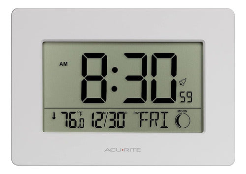 ~? Acurite Wireless Digital Wall / Tabletop Clock Con 4 Marc 4