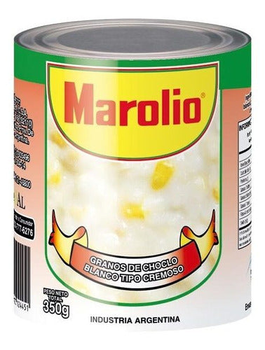 Pack of 3 Corn in Cream Sauce 350g Marolio Legumes 0