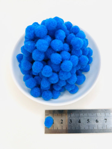 LOS PAPELES DEL ATELIER Plush Pompoms 1cm x 100 Party Decoration Bijouterie Candy 7