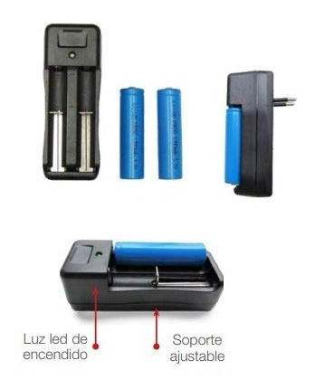 Gran Aventura Charger for Two Batteries 3.7V and Two Batteries 3.7V 1200mAh 1