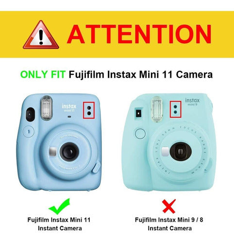 Funda Para Fujifilm Instax Mini 11 Fintie Dura Transparente 1