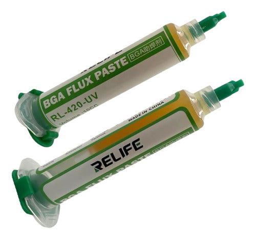 Relife Flux RL-420-UV Syringe 10cc BGA Reballing Solder 1