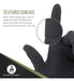 Dynarex Black Arrow Disposable Latex Exam Gloves 2