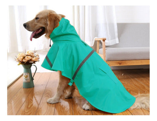 Mikayoo XXXL Waterproof Hooded Raincoat for Dogs 1