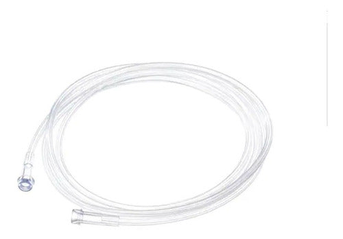 Adult Oxygen Nasal Cannula + 2m Extension + Blue Straight Connector 3