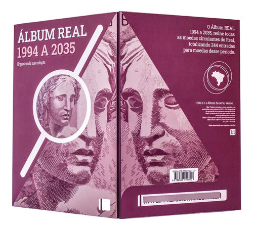 Porta Moedas Para Colecionador Álbum Real 1994 A 2035 2