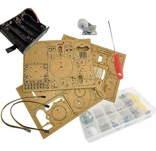 Maker Kit Robotica 7x1 Mdf Controlador +de 10 Projetos 4