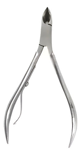 Point Cuticle Nipper 9.5x5cm Surgical Steel Manicure 0