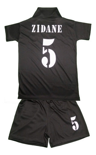 Kids' Real Madrid El Merengue 2002 T-Shirt + Shorts Set 1