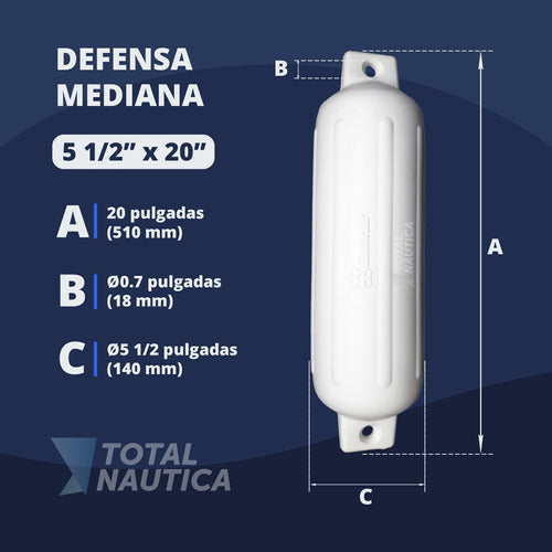 Easterner Medium Inflatable Nautical Defense 20x49cm 1