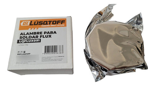 Lusqtoff Alambre Flux Mig Soldar Sin Gas - Rollo X 1kg 0,9mm 2