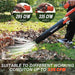 Maxlander Leaf Blower Inalámbrico Con Batería Y Cargador, 20 3