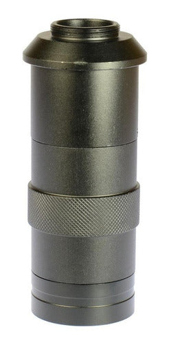 Adjustable 8x-130x Zoom Microscope Lens 25mm Thread Mount 0