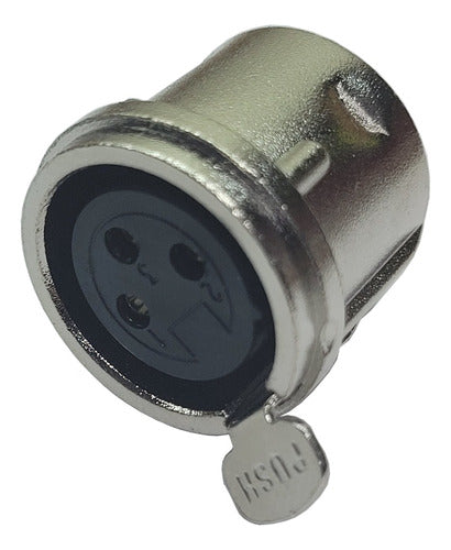 Arwen Canon 3 Pin Female Chassis Connector with Lock 0