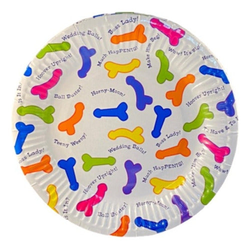 Disposable Plates Bachelorette Party x 12 0