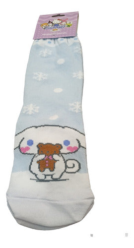 Official Sanrio Hello Kitty Kawaii Bow Women's Socks Set 5