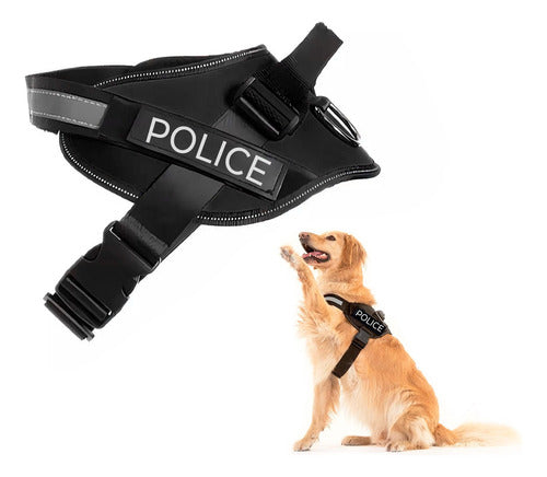 Pawfy Pretal Arnes Police Varios Talles Colores Paseo Viaje 1