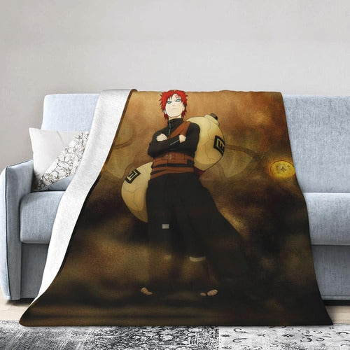 Tuorisn Anime Gaara Super Soft Cozy Warm Shaggy Fleece Blanket 0