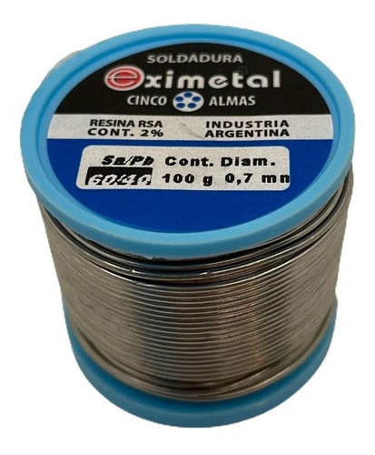 Eximetal Premium Tin Roll 0.7mm X 100g 0