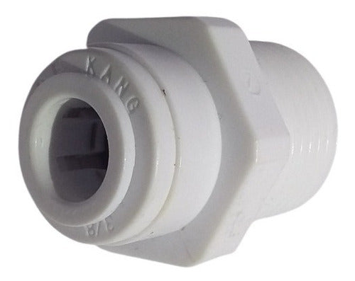 Aguas del Sur Conector Rosca 1/2 A Manguera 3/8 Filtro Agua Dispenser 0