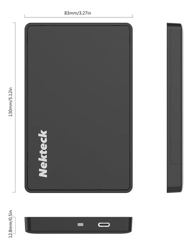 Nekteck External Hard Drive Enclosure 2.5 USB 3.0 6