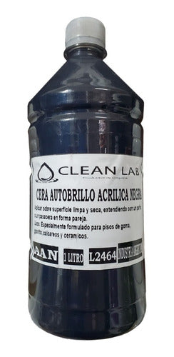 Concentrated Acrylic Self-Shine Wax Black Color AAN x 1 Lt 0