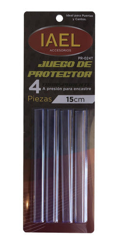 Iael Protector Puerta U Transparente Para Vehiculos 4 Piezas Para 0