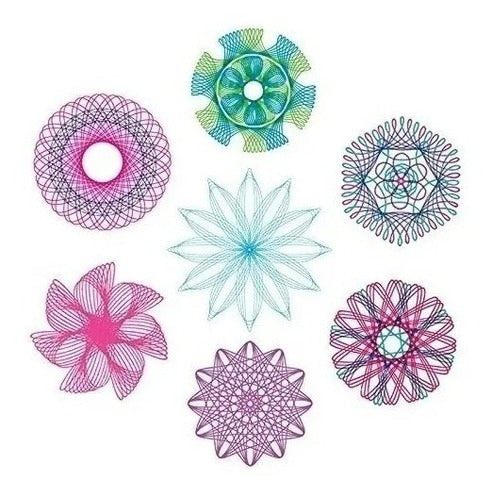 Generic Mandala Ruler Spiragraph Pack X100 2