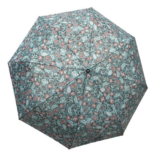 Amayra Short Automatic Printed Umbrella - Lemi 4