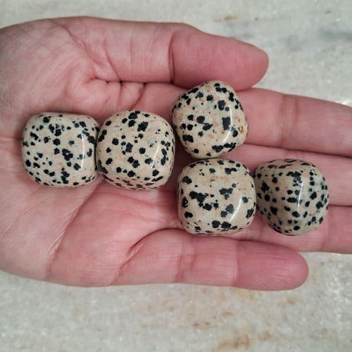 Jaspe Dalmata Piedra Natural Energética Favorece Autoestima 4