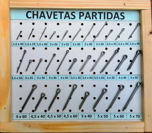 Chavetas Partidas - 5 X 50-20u. 1