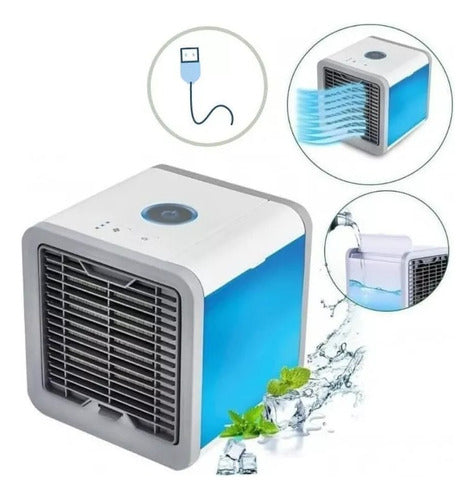 All in One Portable 4 In 1 Air Conditioner Cooler USB 0