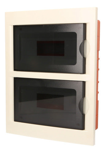 Welt Flush Mount Din Distribution Box with 24 Slots Door 0