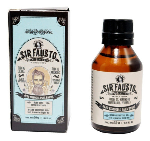 Sir Fausto Oleo Barba Aceite Barbería Barba Peluquería Barbero 0