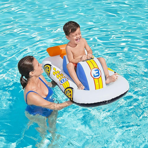 Bestway Inflatable Sports Car Float - Summer Pool Toy 4