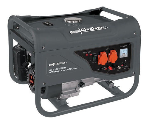 Generador A Gasolina 3,1 Kw 3100w 7hp Gladiator Pro Ge63000 0