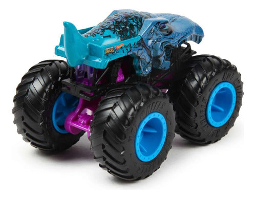 Monster Trucks + Auto Hot Wheels - Mega Wrex - Mattel 4