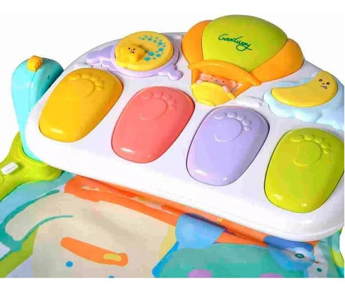Goodway 8869C Educational Baby Playmat with Piano and Toys - Manta Didactica Bebes Juguetes Goodway 8869C Piano Y Juego