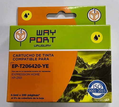 Pack 4 Cartuchos Compatibles Alta Calidad Epson Xp 2101 T206 4