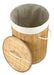 Rectangular Metal Laundry Basket with Fabric Lid Organizer - Premium Quality 1